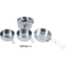 Stainless Steel Portable Outdoor Cookware Set